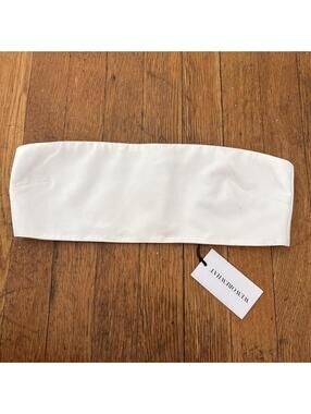 We Wore What Women's White Bandeau